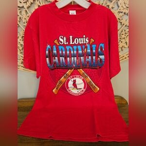 Vintage 90s St. Louis Cardinals Baseball T-Shirt Large